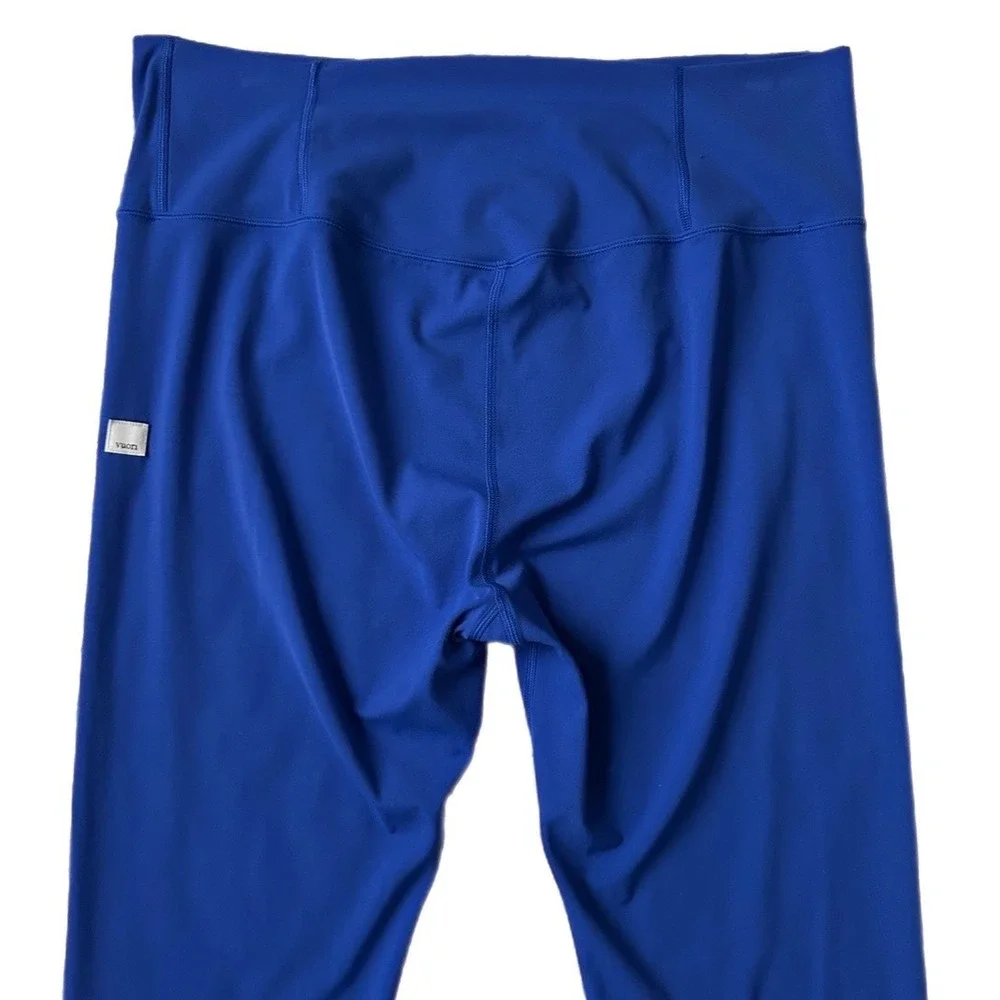 Vuori All The Feels Leggings Indigo Bright Iris Blue High Rise 7/8 VW4018 XXL
